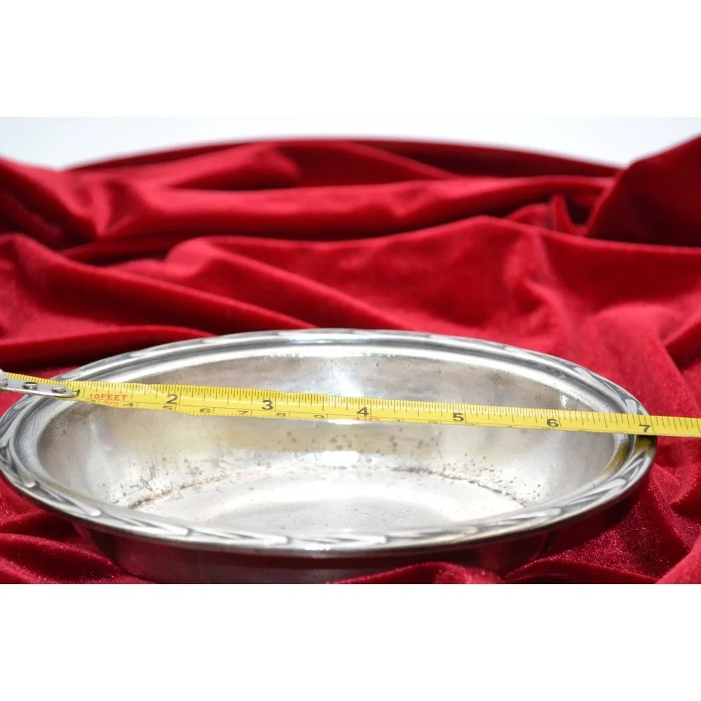 Hotel‎ Edison New York Silver Plated Dish 7in International Silver Co 05036 Oval